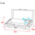 Flight Case pour ColorCue 2 Showtec