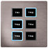 Télécommande mural pour TR-512 Install/Pocket Gris Showtec