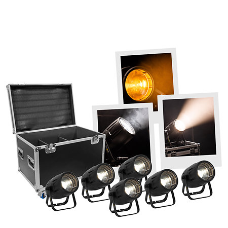 Evolite Pack IPAR400VW-Z x 6 + Flight case