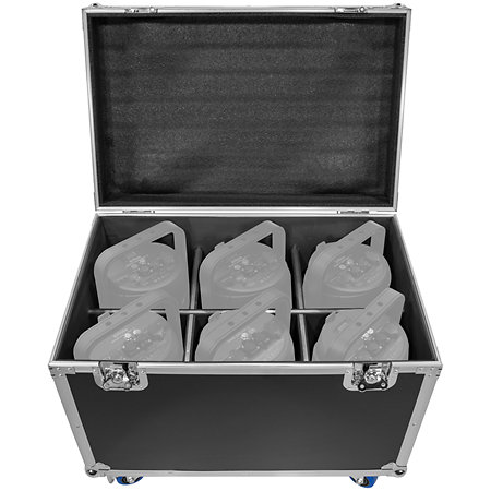 Pack IPAR400VW-Z x 6 + Flight case Evolite