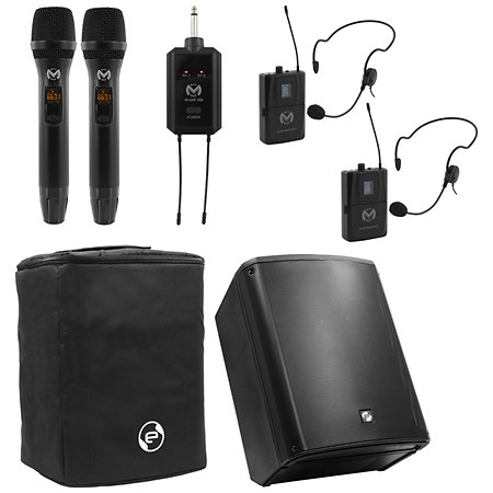 Pack e-GO Max + Housse + Micro HF + Émetteur (x2) Elokance