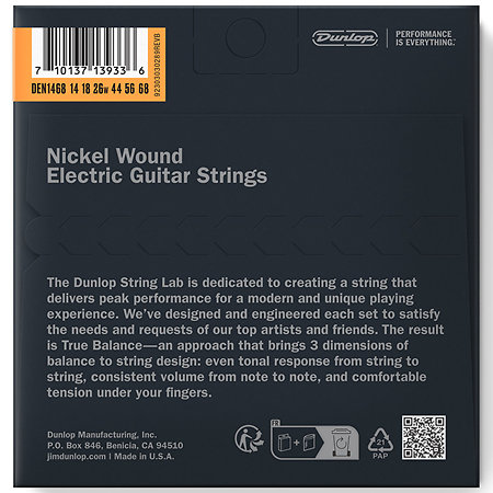 Dunlop DEN1468 Nickel Wound Medium Baritone 14-68
