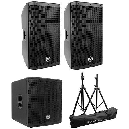 Mac Mah Pack AS 115(en paire) + AS 818 Sub + BoomTone DJ SV 200 II