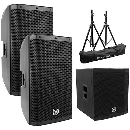 Pack AS 115(en paire) + AS 815 Sub + BoomTone SV 200 II Mac Mah