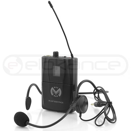 Pack e-GO + Housse + Micro HF + Boîtier émetteur ceinture + micro serre-tête Elokance