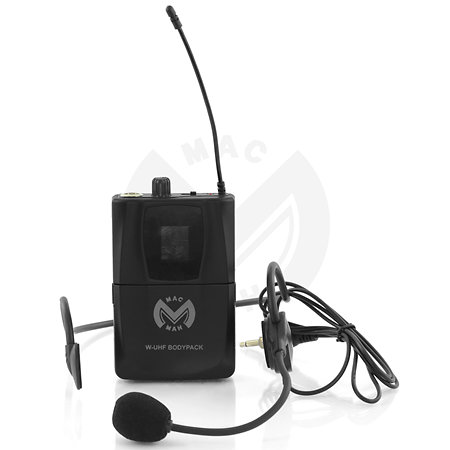 Pack W-UHF Bodypack + W-UHF 100 M Mac Mah