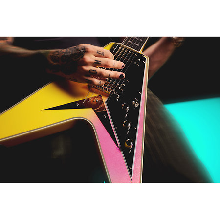 Futura Flying V Custom Solaris Shift + Housse Epiphone