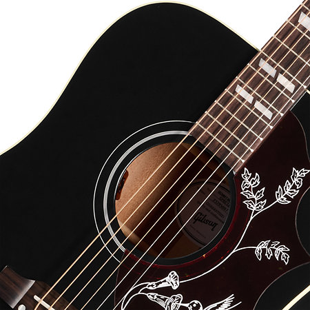 Hummingbird Special Satin Ebony + Housse Gibson