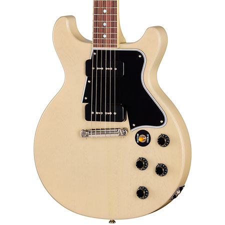 1960 Les Paul Special Double Cut Reissue TV White + Étui Epiphone