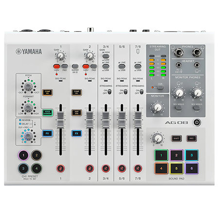 Yamaha AG08 White - Materiel streaming SonoVente.com