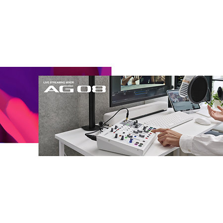 Yamaha AG08 White - Materiel streaming SonoVente.com