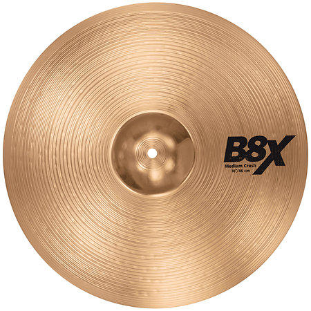 Sabian 41808X B8X Medium Crash 18"