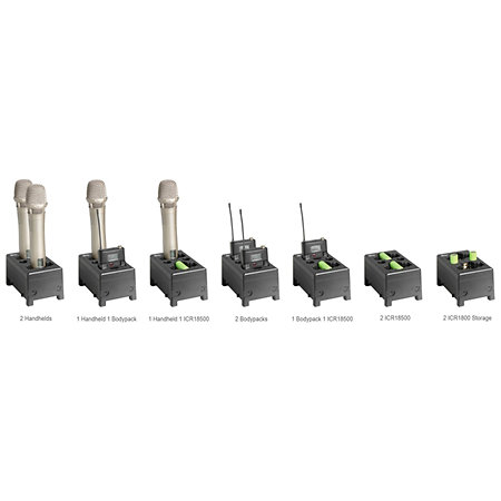 Pack MU 55L (la paire) + ACT 2402 + 2 x ACT 24TC + MP-80 Mipro