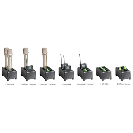 Pack ACT-312II + DUO ACT-32TC Batterie Lithium+ DUO micro cravatte MU 55L + MP-80 Mipro