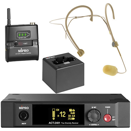Pack MU-210D + Récepteur + Émetteur Batterie Lithium + MP-8 Mipro