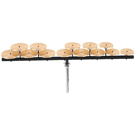 Sabian 50403LB Set de crotales graves avec mounting bar et stand