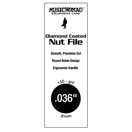 MusicNomad MN657 Lime diamantée pour sillets .036 pouces