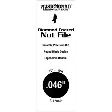 MusicNomad MN659 Lime diamantée pour sillets .046 pouces