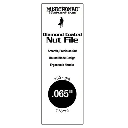 MN662 Lime diamantée pour silltes .065 pouces MusicNomad