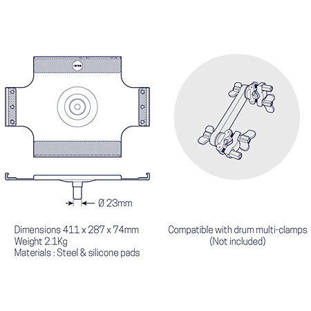 Mounting Plate for Erae 2 Embodme