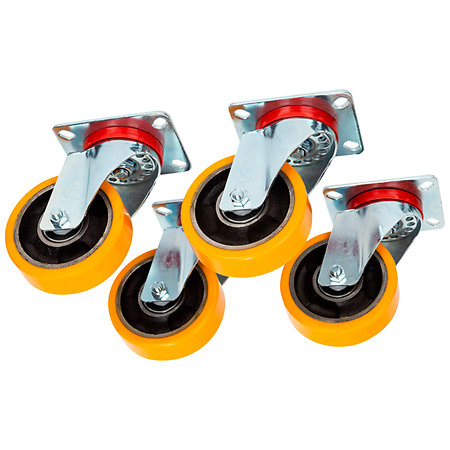 RCF WH PRO 4X Roulettes pour Caisson RCF (lot de 4)