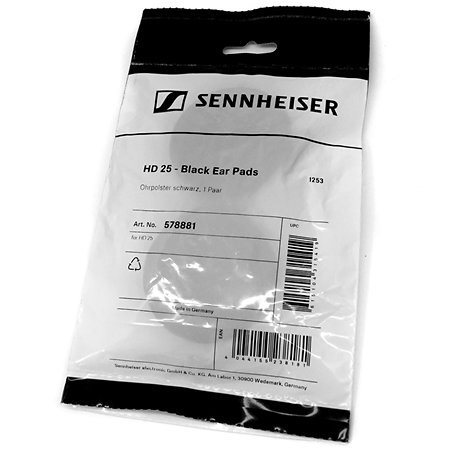 Pack HD 25 Plus + Ear Pads (Velour + Simili-cuir) Sennheiser