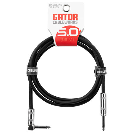 Gator Cableworks GCWB INS 05RA Backline Droit/Coudé 1,5 m