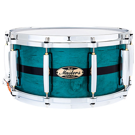 Pearl MP4C1465SC-850 Masters Maple Pure Custom Aqua Turquoise Stripe 14" x 6,5"