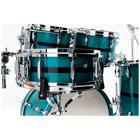 MP4C1465SC-850 Masters Maple Pure Custom Aqua Turquoise Stripe 14" x 6,5" Pearl