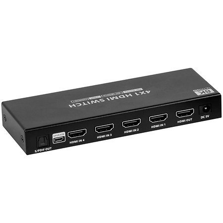 MuxLab 500513 Sélecteur HDMI 2.1 48Gbps + Extracteur Audio