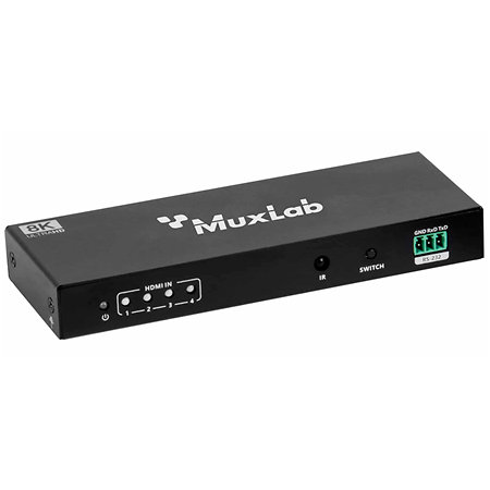 MuxLab 500513 Sélecteur HDMI 2.1 48Gbps + Extracteur Audio