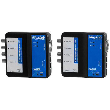MuxLab 500733 Extendeur 6G-SDI sur UTP avec Ethernet