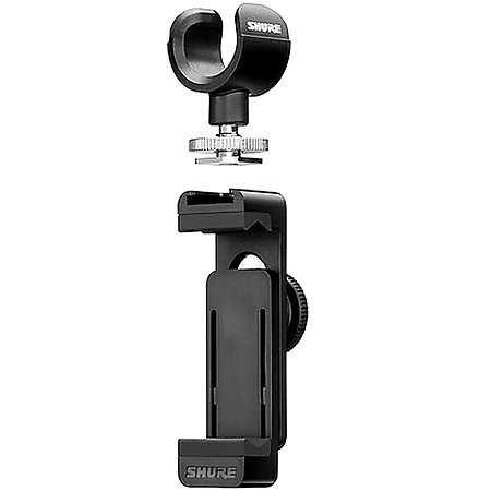 Shure AMV-PC Pince smartphone et clip micro MV88+