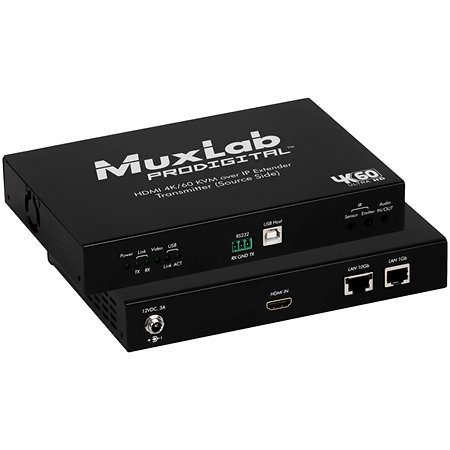 MuxLab 500760 TX KVM HDMI 4K/60 KVM Over IP Transmetteur UTP