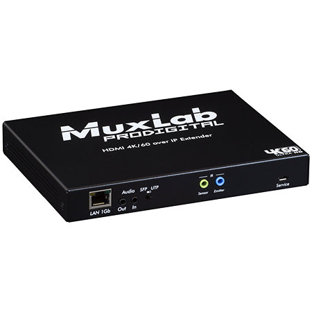 MuxLab 500766 FIBER HDMI 4K/60 KVM Over IP Transceiver 10Gb Fibre