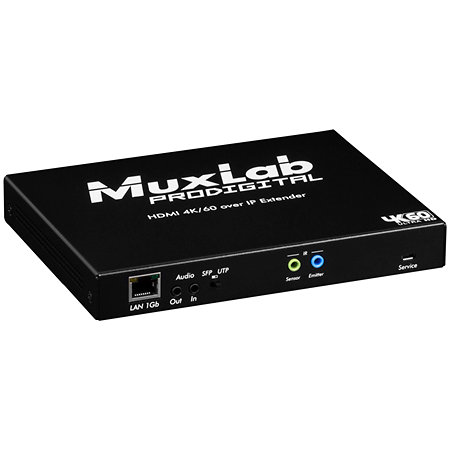MuxLab 500766 HDMI 4K/60 KVM Over IP Transceiver 10Gb UTP