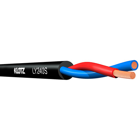 Klotz Câble d'enceinte twinaxial 2 x 4,0 mm², 100 m
