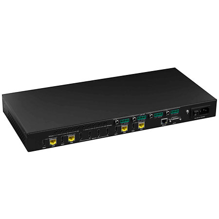 MuxLab 500412-V2 HDMI 4X4 Matrix SWX Kit HDBT PoC 4K/60