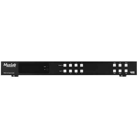 500412-V2 HDMI 4X4 Matrix SWX Kit HDBT PoC 4K/60 MuxLab