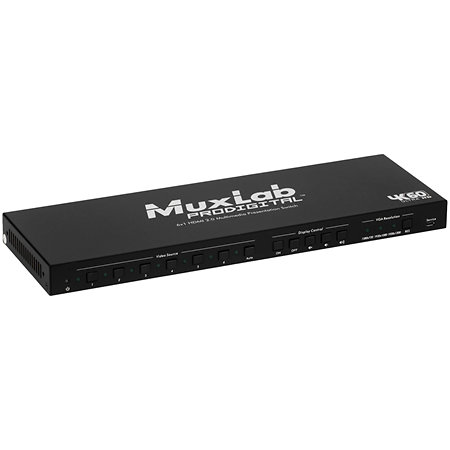 MuxLab 500445 6x1 2.0 Multimedia Presentation Switch