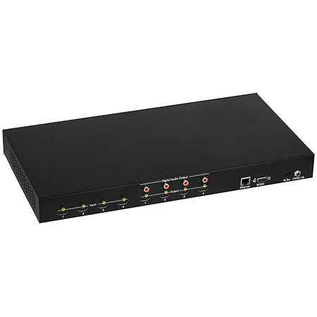 MuxLab 500444 HDMI 4x4 Matrix Switch 4K/60
