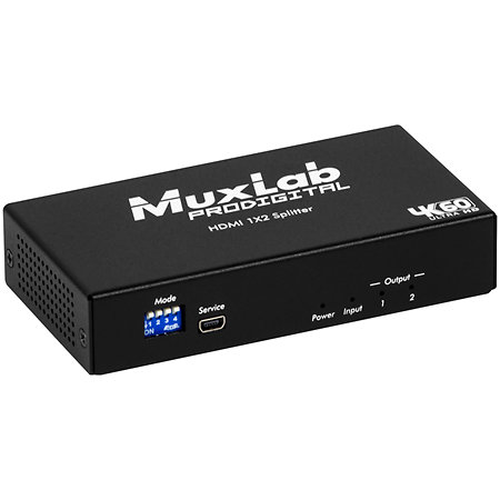 MuxLab 500425 HDMI 1x2 Splitter 4K60