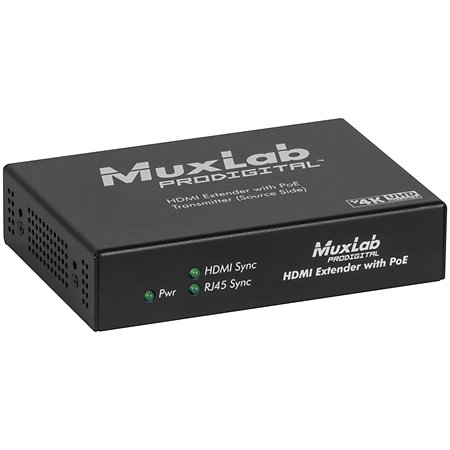 MuxLab 500451 POE Kit d'extension HDMI PoE HDBT UHD-4K