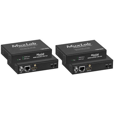 500451 POE Kit d'extension HDMI PoE HDBT UHD-4K MuxLab