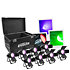Pack PARCOB150 RGBW IP x 8 + Flight case Evolite