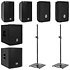 Pack AS 108 (la paire) + AS 812 Sub + housses et support d'enceintes ST180 Mac Mah
