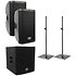 Pack AS 112 (la paire) + AS 815 Sub +  supports d'enceintes Plugger ST180 (la paire) Mac Mah
