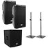 Pack AS 115 (la paire) + AS 815 Sub + supports d'enceintes Plugger ST180 (la paire) Mac Mah