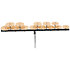 50403LB Set de crotales graves avec mounting bar et stand Sabian