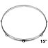 DC1508 Cercle moulé 8 tirants 15" Pearl